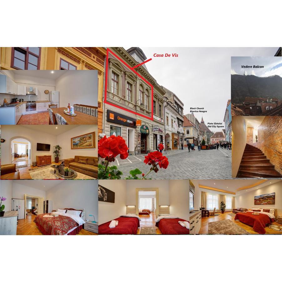 Casa De Vis, Brasov Old City Centre Appartamento Esterno foto