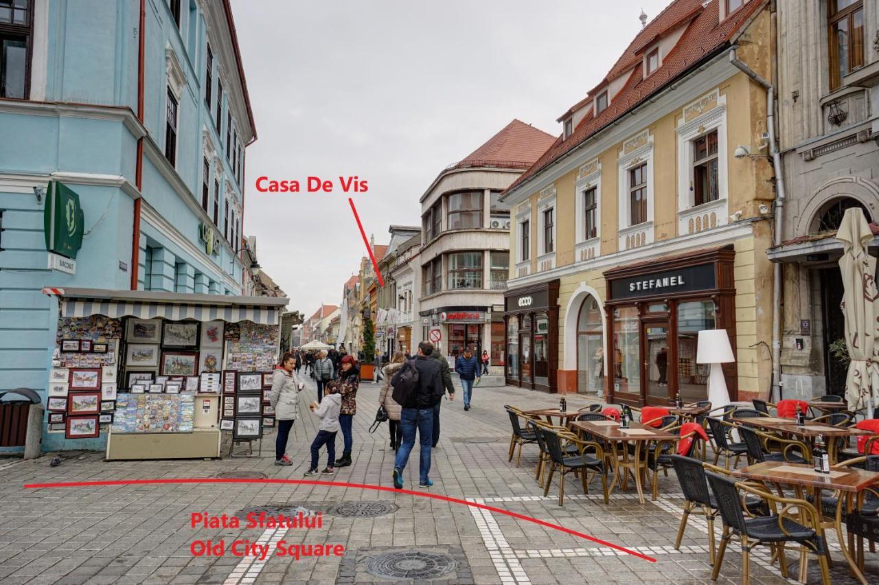 Casa De Vis, Brasov Old City Centre Appartamento Esterno foto